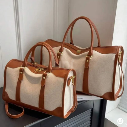 Bolsa de Lona Feminina Versátil com Alça de Ombro - Le Classique™
