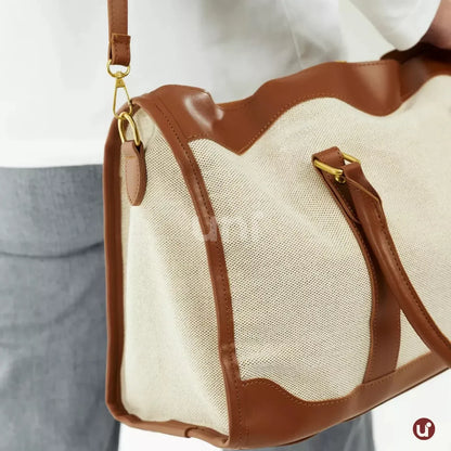 Bolsa de Lona Feminina Versátil com Alça de Ombro - Le Classique™
