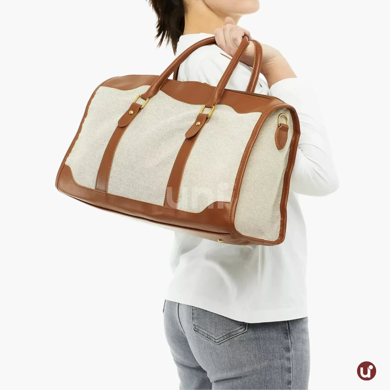 Bolsa de Lona Feminina Versátil com Alça de Ombro - Le Classique™