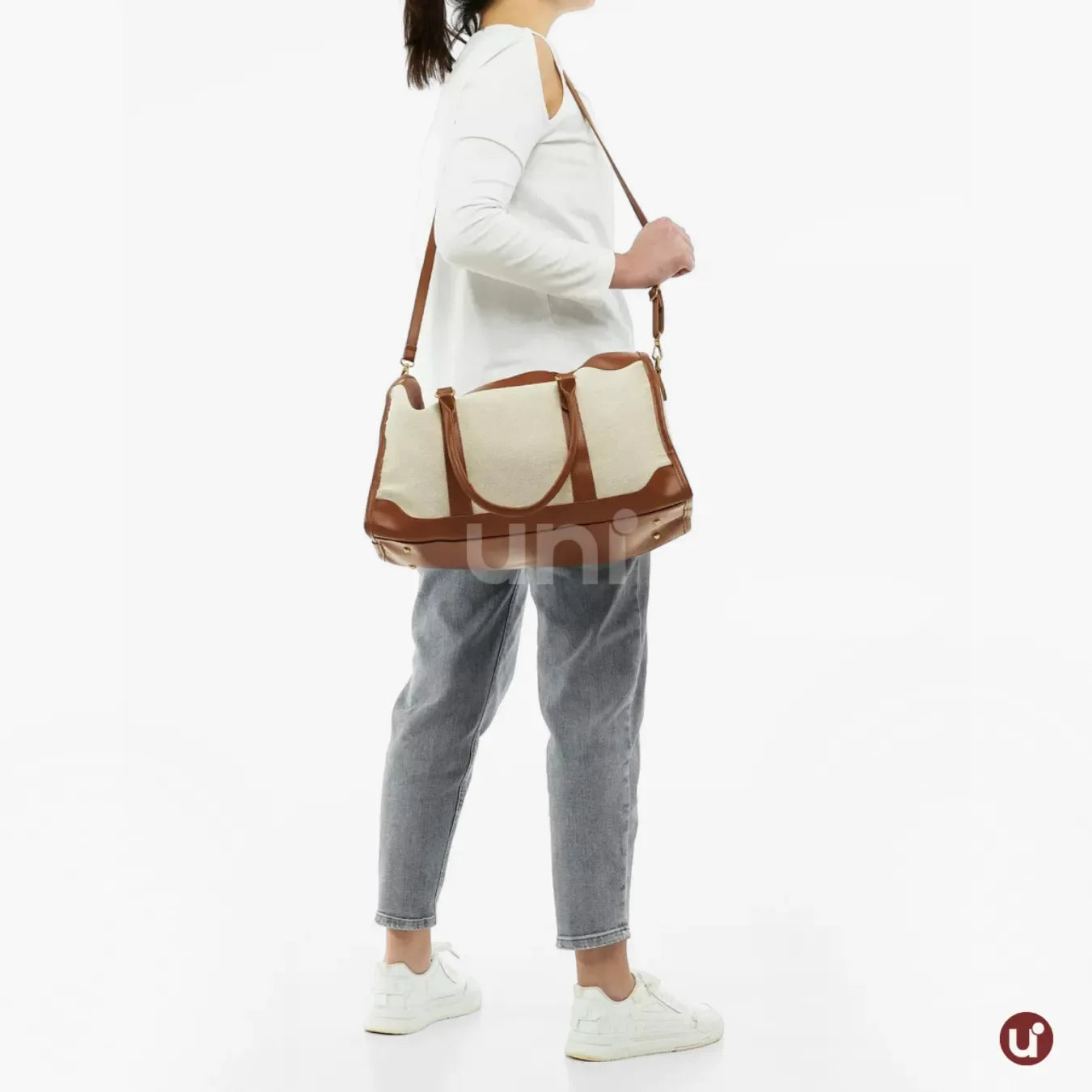 Bolsa de Lona Feminina Versátil com Alça de Ombro - Le Classique™