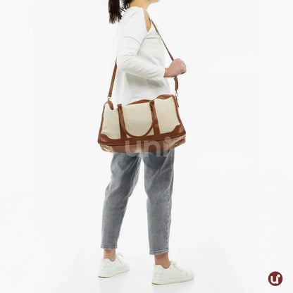 Bolsa de Lona Feminina Versátil com Alça de Ombro - Le Classique™