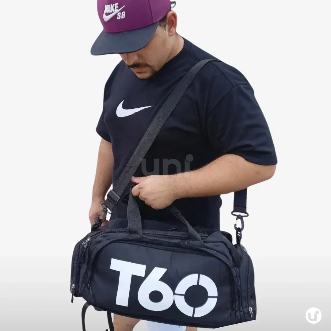 Bolsa Esportiva Transversal 4 em 1 Impermeável 60L - T60 Bag