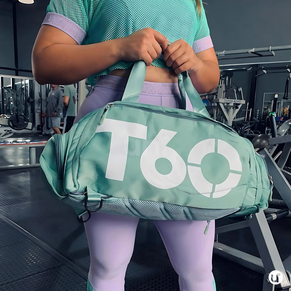 Bolsa Esportiva Transversal 4 em 1 Impermeável 60L - T60 Bag