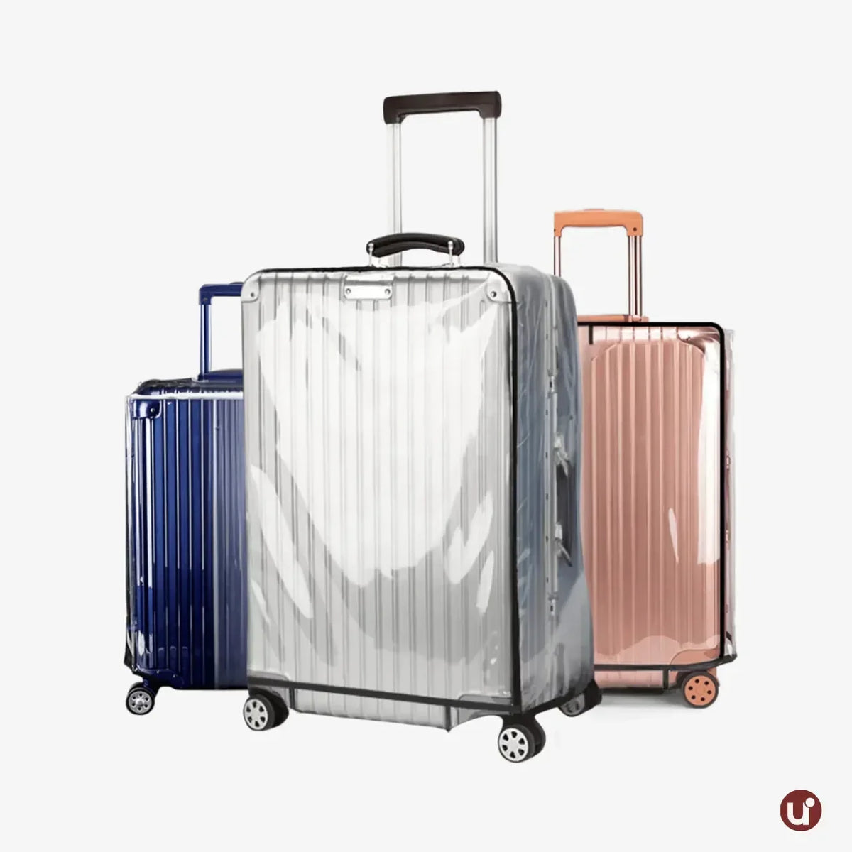 Capa para Mala de Viagem Transparente em PVC Cristal