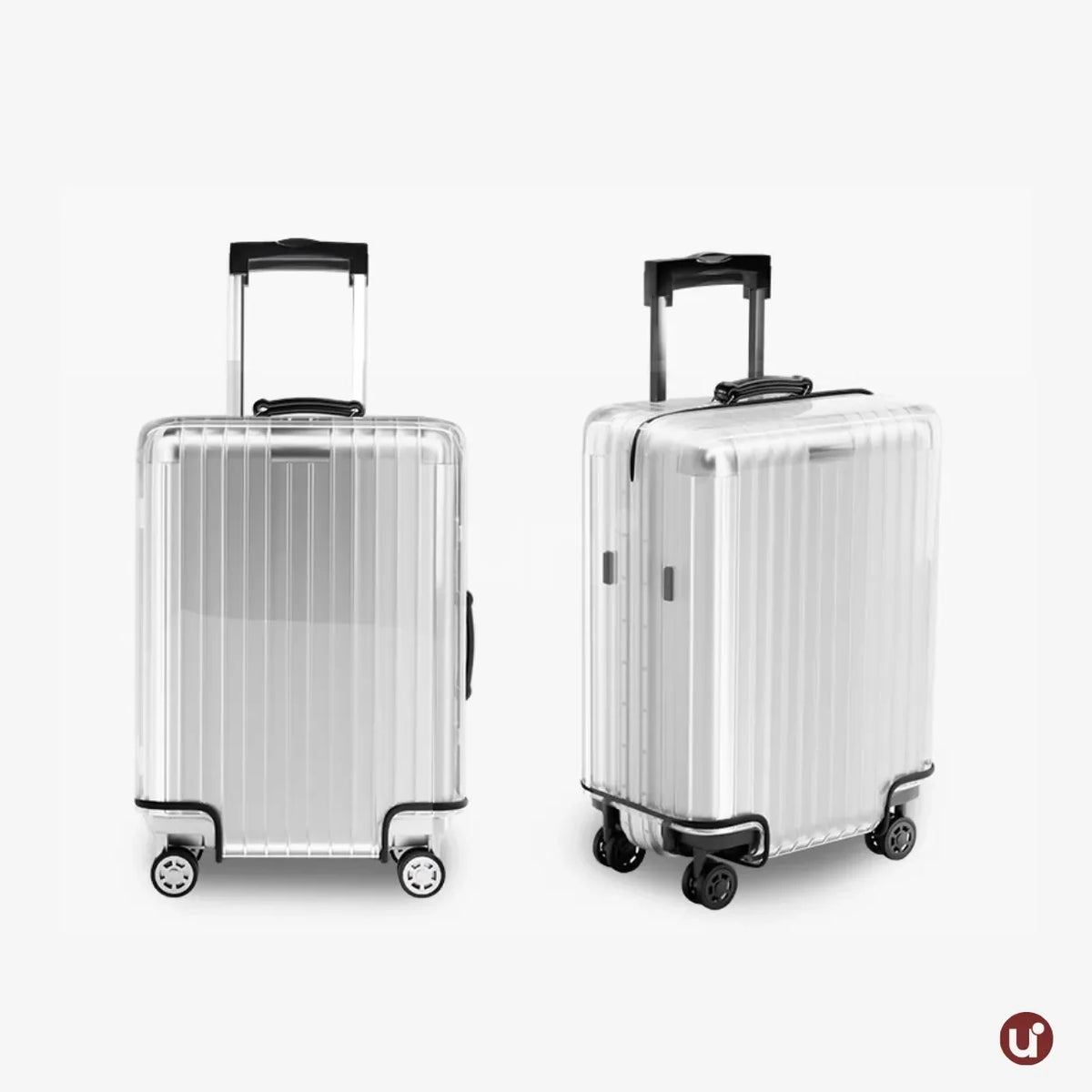 Capa para Mala de Viagem Transparente em PVC Cristal