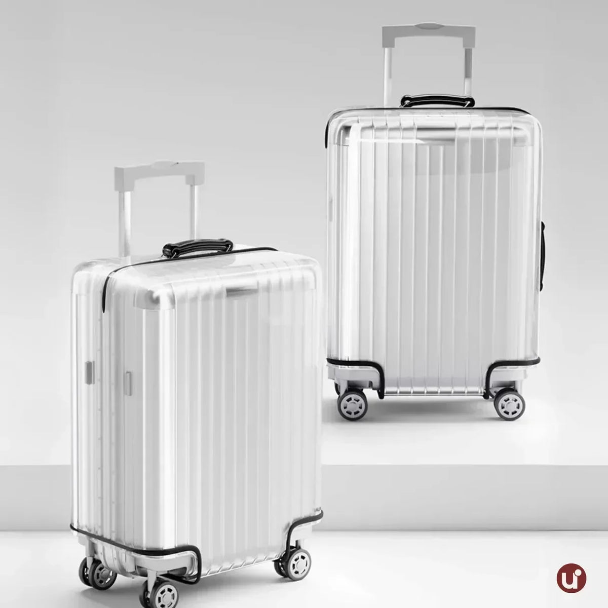 Capa para Mala de Viagem Transparente em PVC Cristal