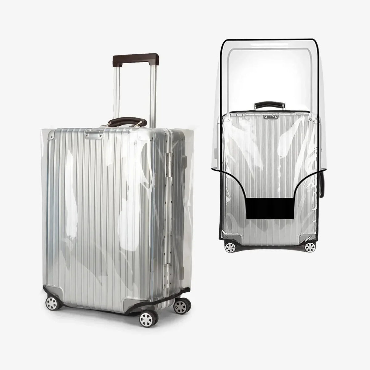 Capa para Mala de Viagem Transparente em PVC Cristal