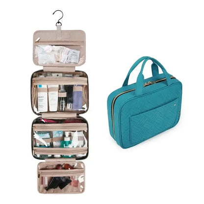 Necessaire de Viagem Dobrável com Gancho Metálico BeautyVoyage™ LITE