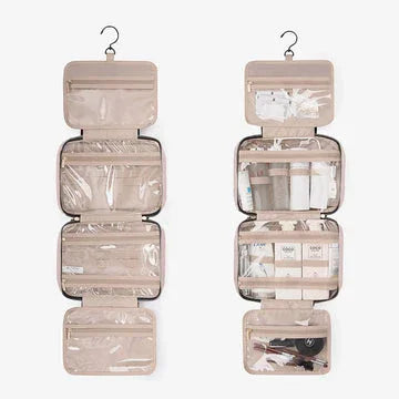 Necessaire de Viagem Dobrável Feminina com Gancho BeautyVoyage™