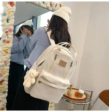 Mochila Feminina Impermeável para Notebook Estilo Coreana - JulyPocket™