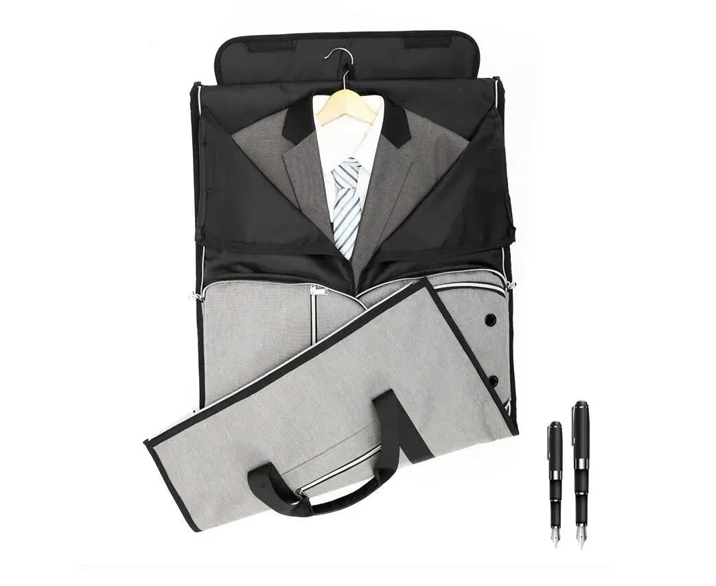 Bolsa de Viagem Porta-Terno Antiamasso com Porta-Sapatos 49L - EliteTravel™