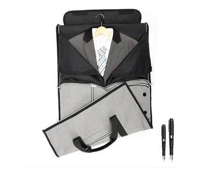 Bolsa de Viagem Porta-Terno Antiamasso com Porta-Sapatos 49L - EliteTravel™