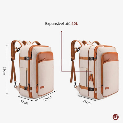 Kit de Viagem NovaTech™ Completo — Mala + Mochila Combinando