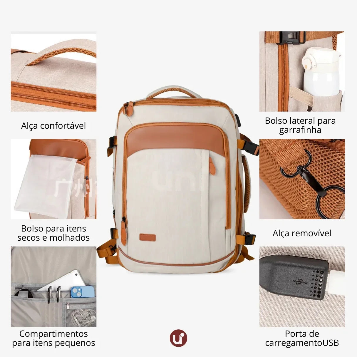 Kit de Viagem NovaTech™ Completo — Mala + Mochila Combinando