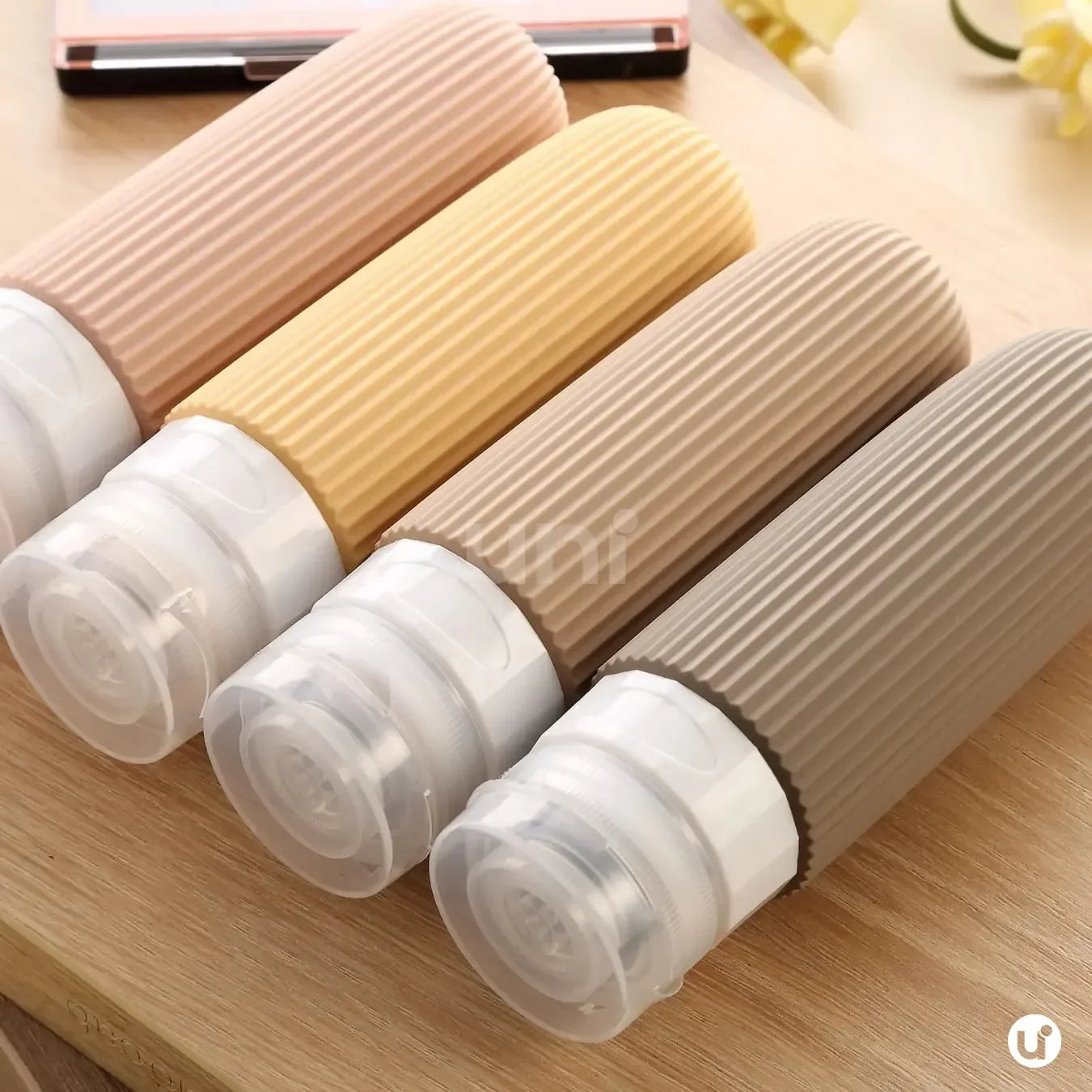 Frascos de Silicone para Viagem Anti-Vazamento Silicase™ - Kit com 4