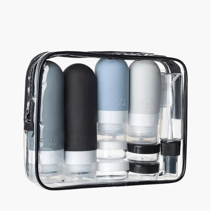 Frascos de Silicone para Viagem Anti-Vazamento Silicase™ - Kit com 4