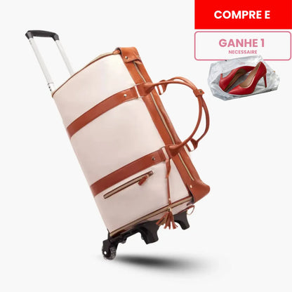 Kit Mala de Bordo e Bolsa de Viagem JetSetFemme™ + Novatech®