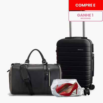 Kit Mala de Bordo e Bolsa de Viagem JetSetFemme™ + Novatech®