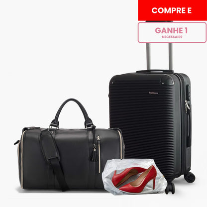 Kit Mala de Bordo e Bolsa de Viagem JetSetFemme™ + Novatech®