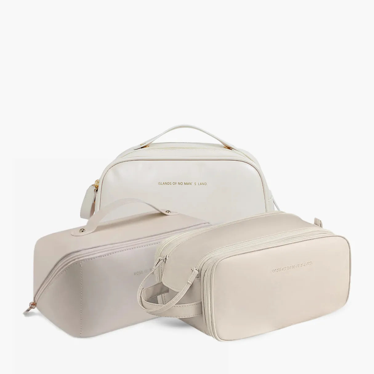 Kit Necessaire Feminina Premium de Viagem 3 Peças - Luxbag™