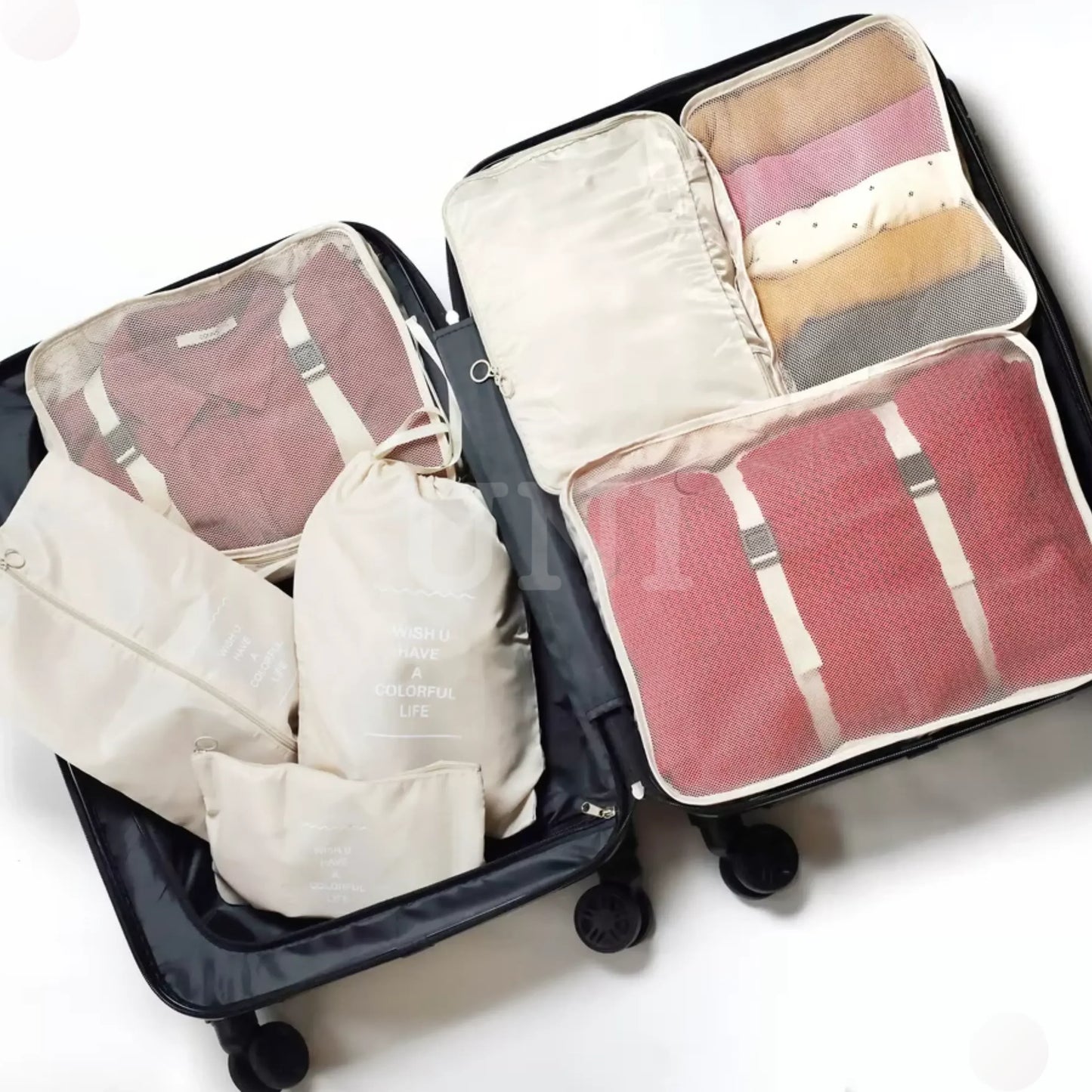Kit Organizador de Mala 8 e 10 Peças VibePack™ - Impermeável
