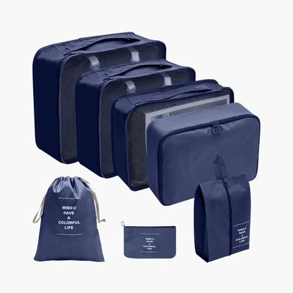 Kit Organizador de Mala 8 e 10 Peças VibePack™ - Impermeável