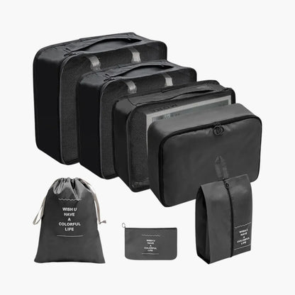 Kit Organizador de Mala 8 e 10 Peças VibePack™ - Impermeável