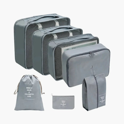 Kit Organizador de Mala 8 e 10 Peças VibePack™ - Impermeável