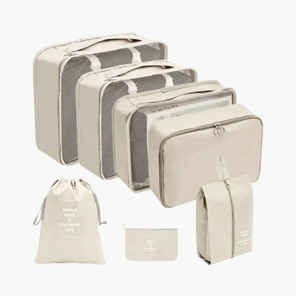 Kit Organizador de Mala 8 e 10 Peças VibePack™ - Impermeável