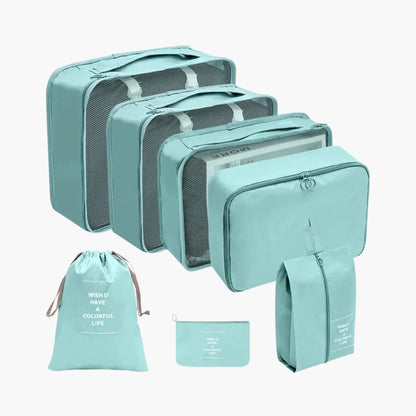 Kit Organizador de Mala 8 e 10 Peças VibePack™ - Impermeável