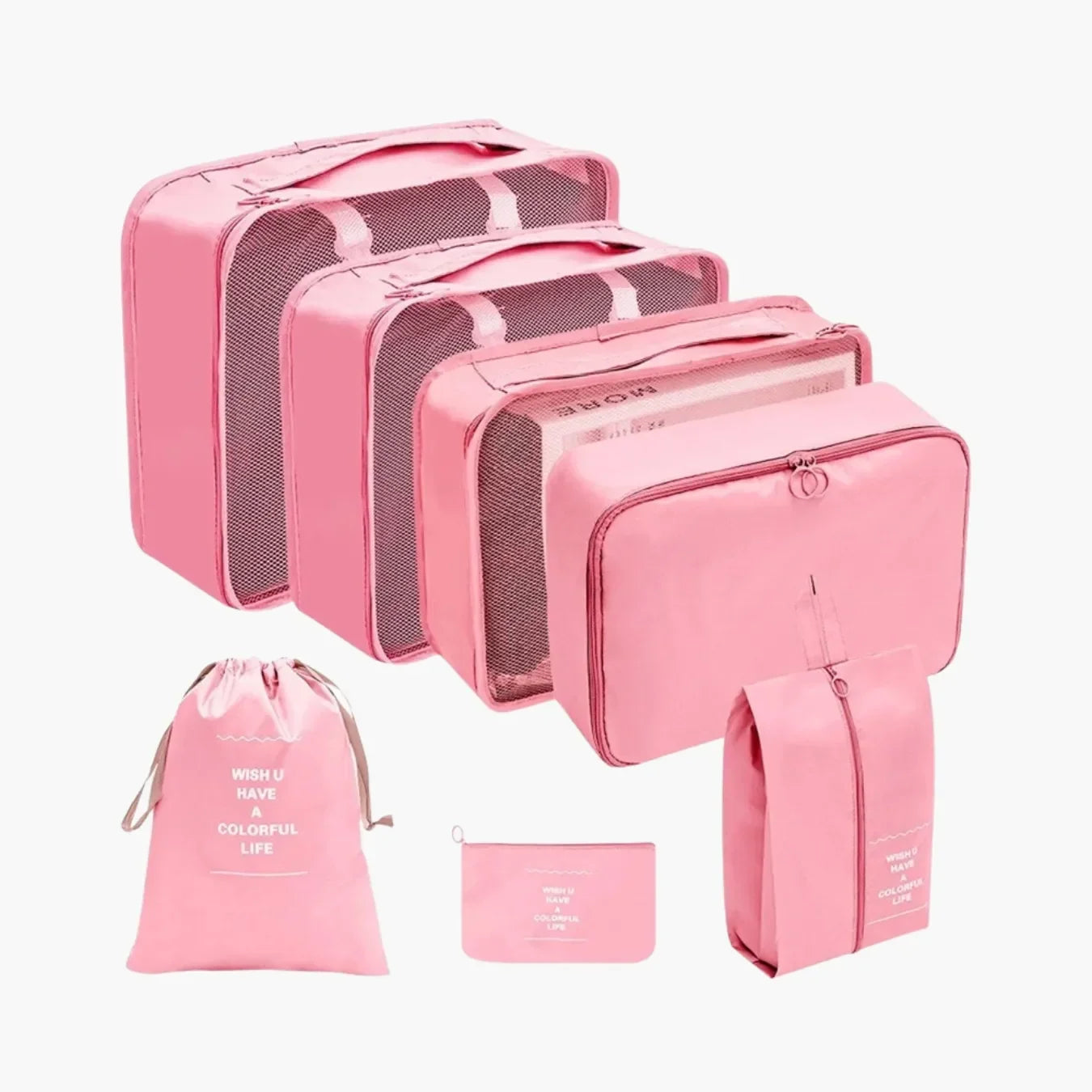 Kit Organizador de Mala 8 e 10 Peças VibePack™ - Impermeável