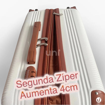 Mala de Bordo 10kg Rígida Expansível 360° - Novatech®