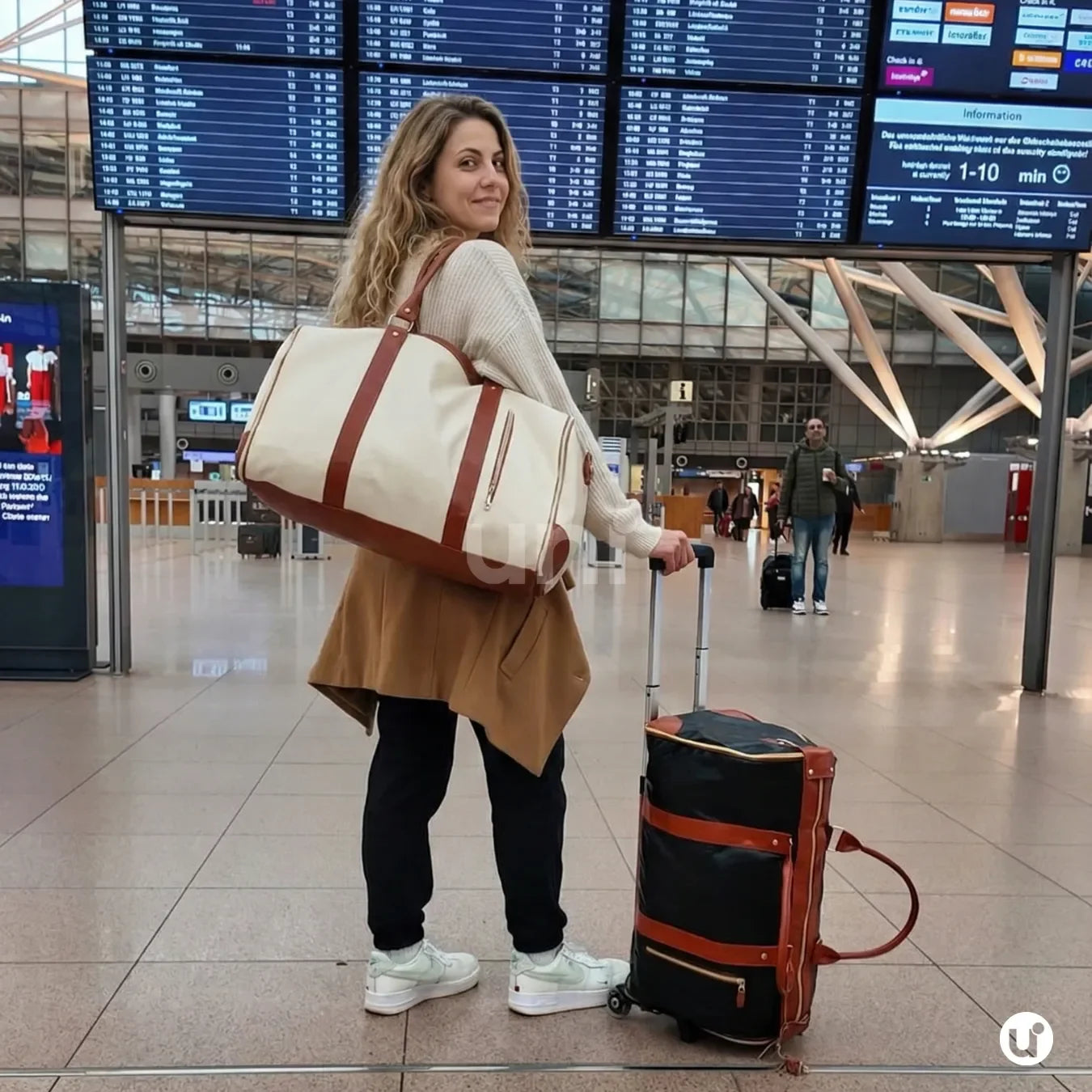 Mala de Bordo 10kg JetSetFemme™ - A Bolsa de Viagem Anti-Amasso (3 Cores)