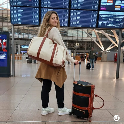 Mala de Bordo 10kg JetSetFemme™ - A Bolsa de Viagem Anti-Amasso (3 Cores)