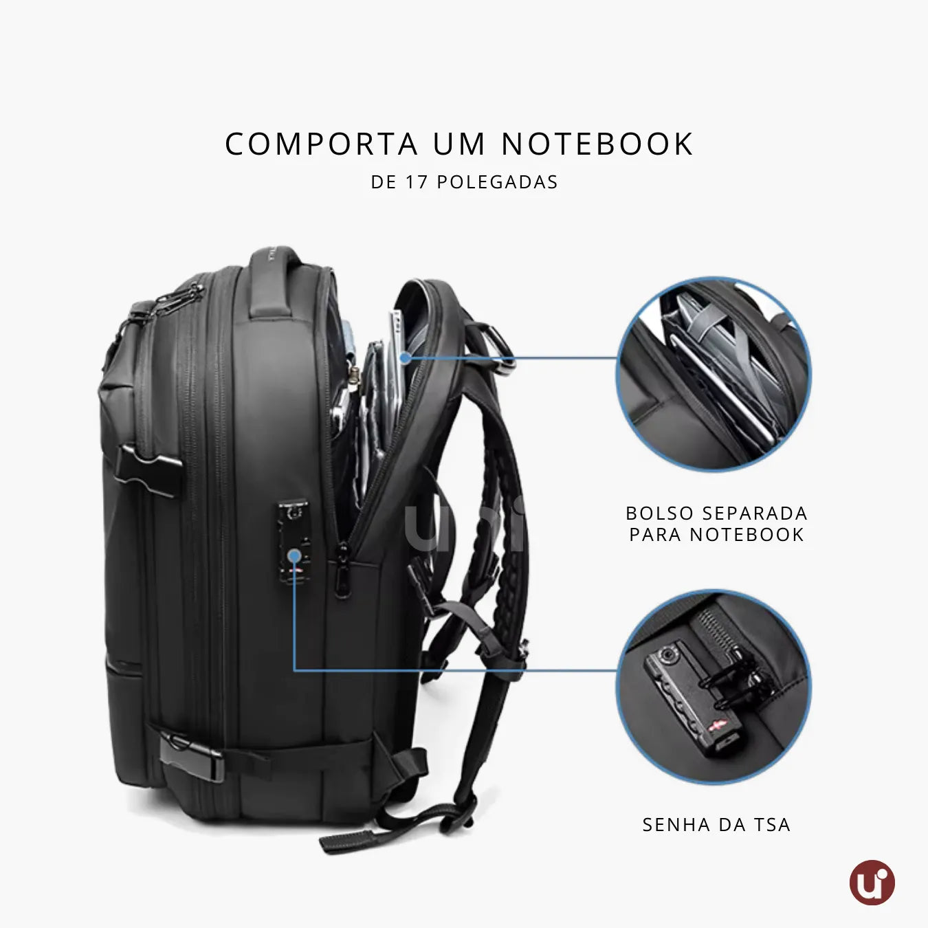 Mochila de Viagem com Compressão a Vácuo Impermeável 60L - AirBag Pack™