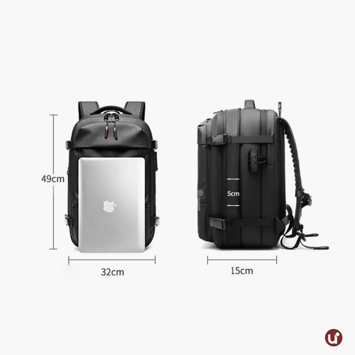Mochila de Viagem com Compressão a Vácuo Impermeável 60L - AirBag Pack™