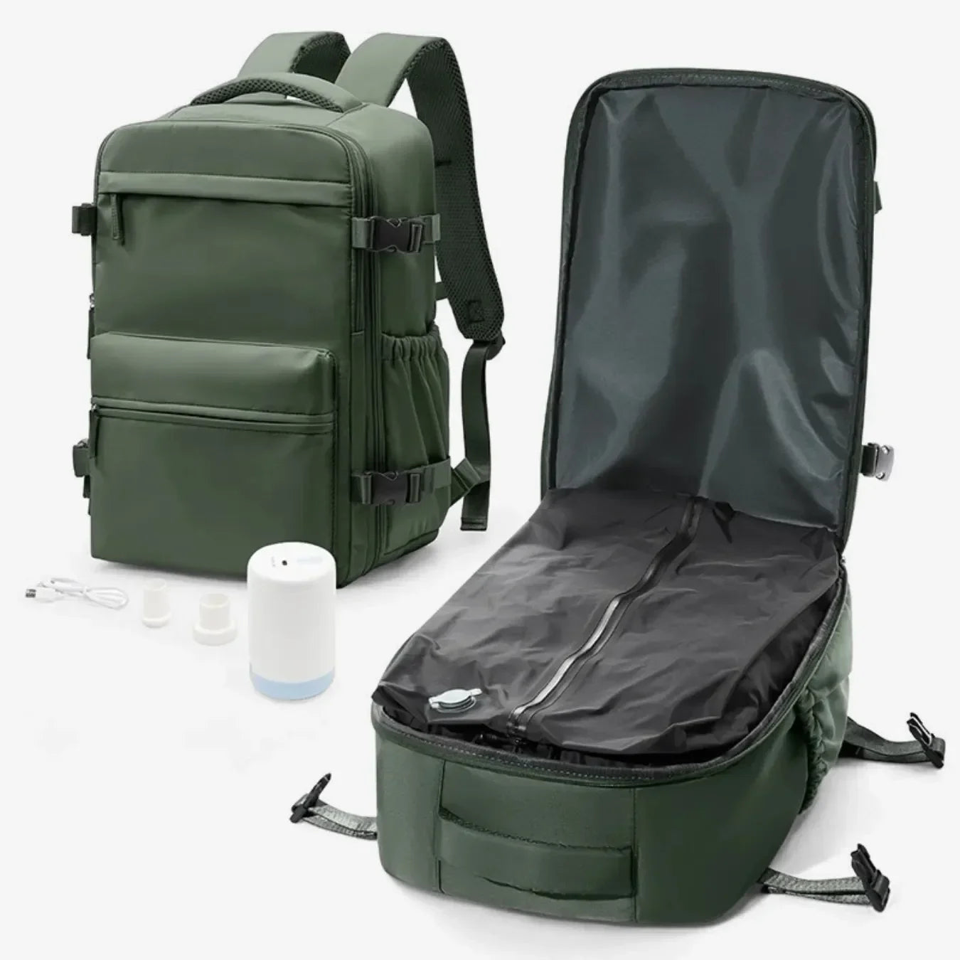 Mochila de Viagem Mala de Bordo a Vácuo 35L Impermeável - Nova BellaJourney