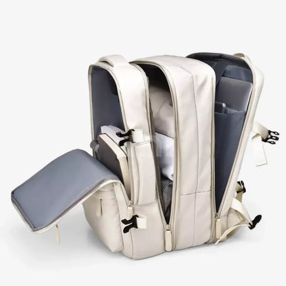 Mochila de Viagem Expansível Feminina para Notebook - BellaJourney 2.0
