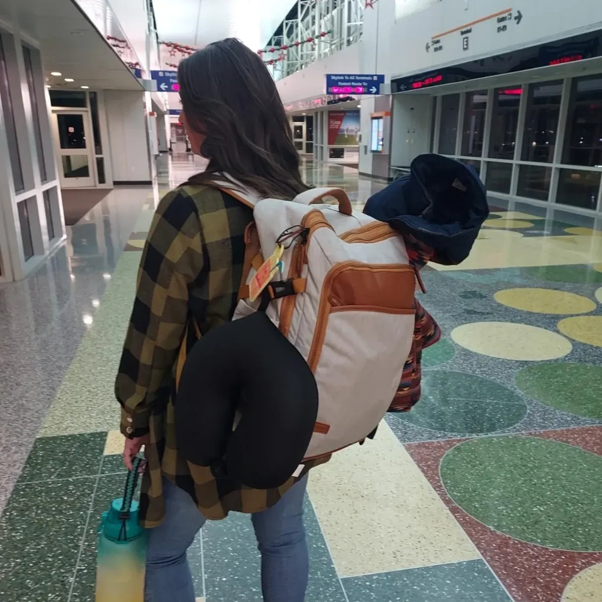 Mochila de Viagem 40L Expansível + 3 Necessaires Grátis