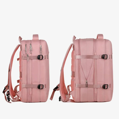 Mochila de Viagem 40L Impermeável Feminina - TravelMax™