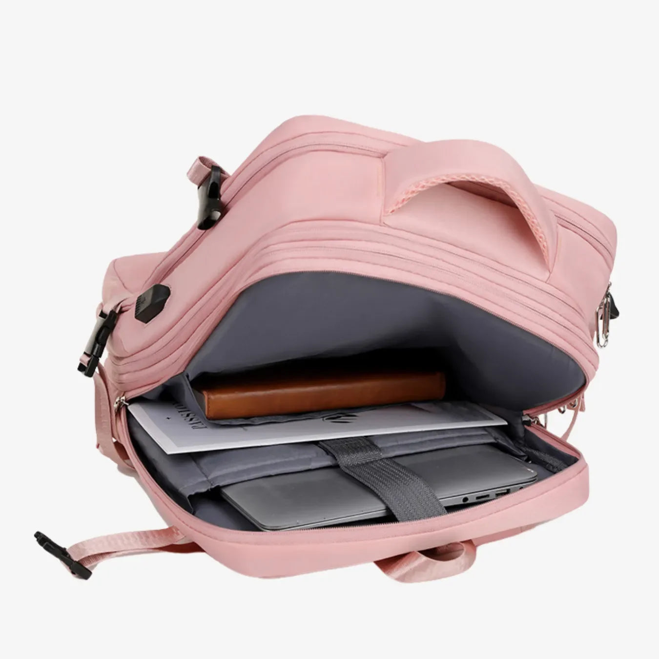 Mochila de Viagem 40L Impermeável Feminina - TravelMax™