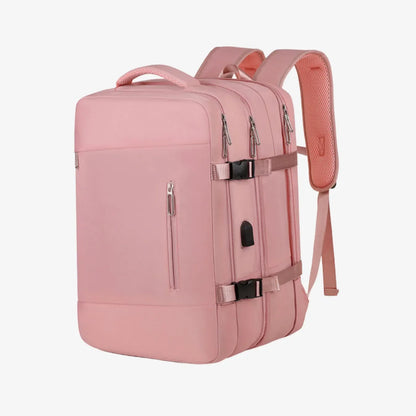 Mochila de Viagem 40L Impermeável Feminina - TravelMax™