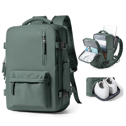 Mochila de Viagem Feminina Mala de Bordo Impermeável 29L - BellaJourney™