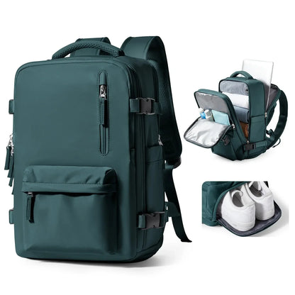 Mochila de Viagem Feminina Mala de Bordo Impermeável 29L - BellaJourney™