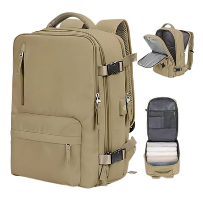 Mochila de Viagem Feminina Mala de Bordo Impermeável 29L - BellaJourney™