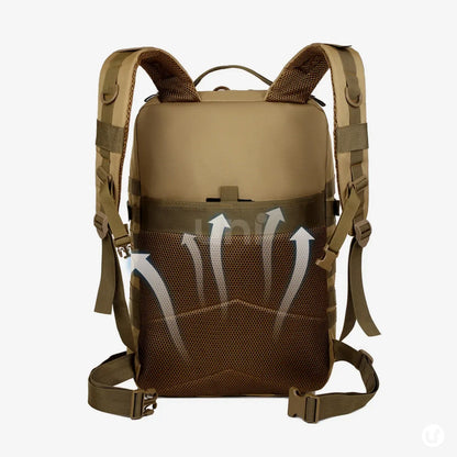Mochila Tática Militar 50L Impermeável Tactical Titan™ | Brinde: Patch Bandeira do Brasil