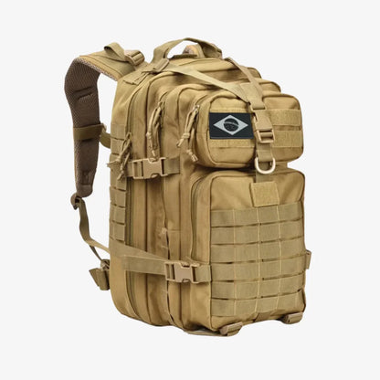 Mochila Tática Militar 50L Impermeável Tactical Titan™ | Brinde: Patch Bandeira do Brasil