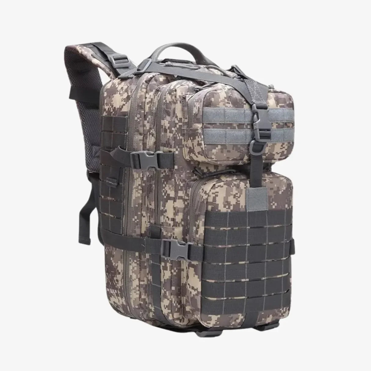 Mochila Tática Militar 50L Impermeável Tactical Titan™ | Brinde: Patch Bandeira do Brasil