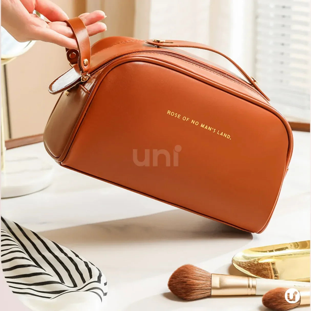 Necessaire de Maquiagem Feminina Impermeável 180° - Luxbag™ 2.0