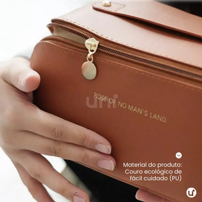 Nécessaire Feminina Organizadora com 6 Divisórias Luxbag™